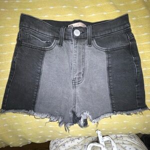 SO Charcoal High-Rise Mom Shorts